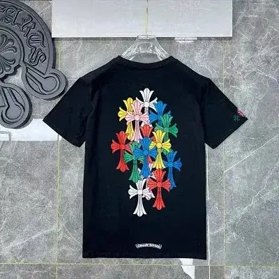Chrome Hearts Floral Cross Graphic T-Shirt