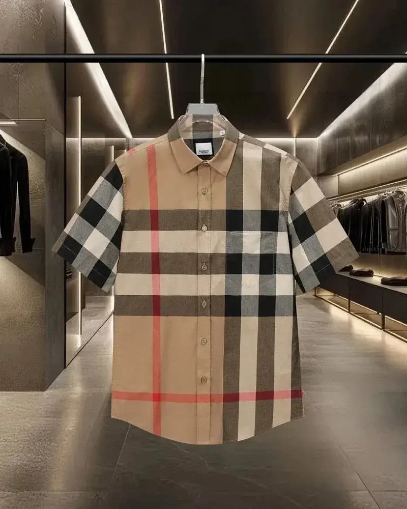 Burberry classic check short sleeve shirt