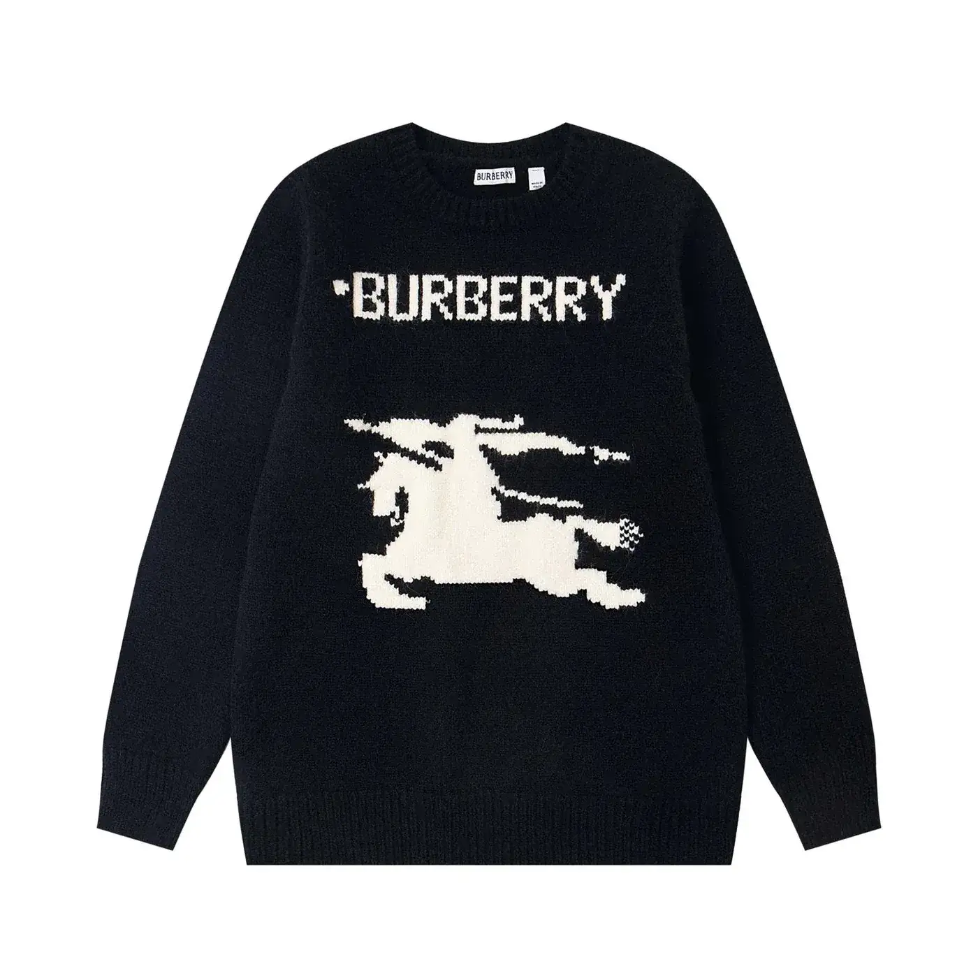 Burberry Crew-Neck Knitted Sweater