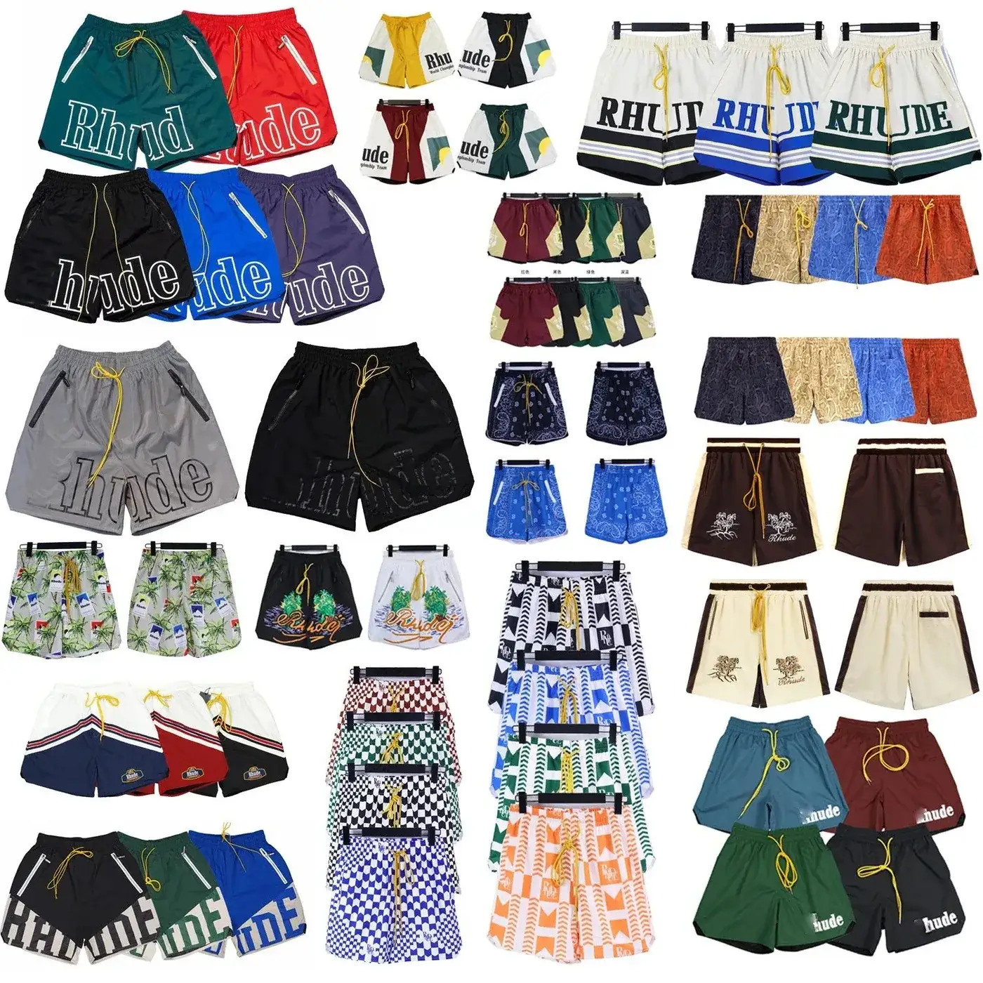 Rhude Brand Casual Shorts