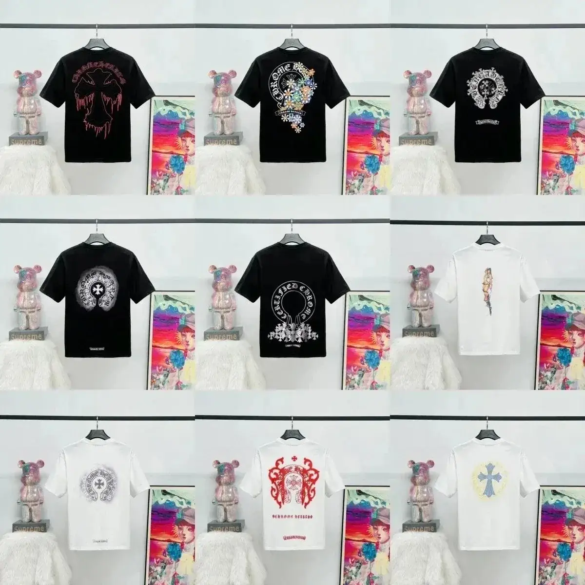 Chrome Hearts-Style T-Shirt
