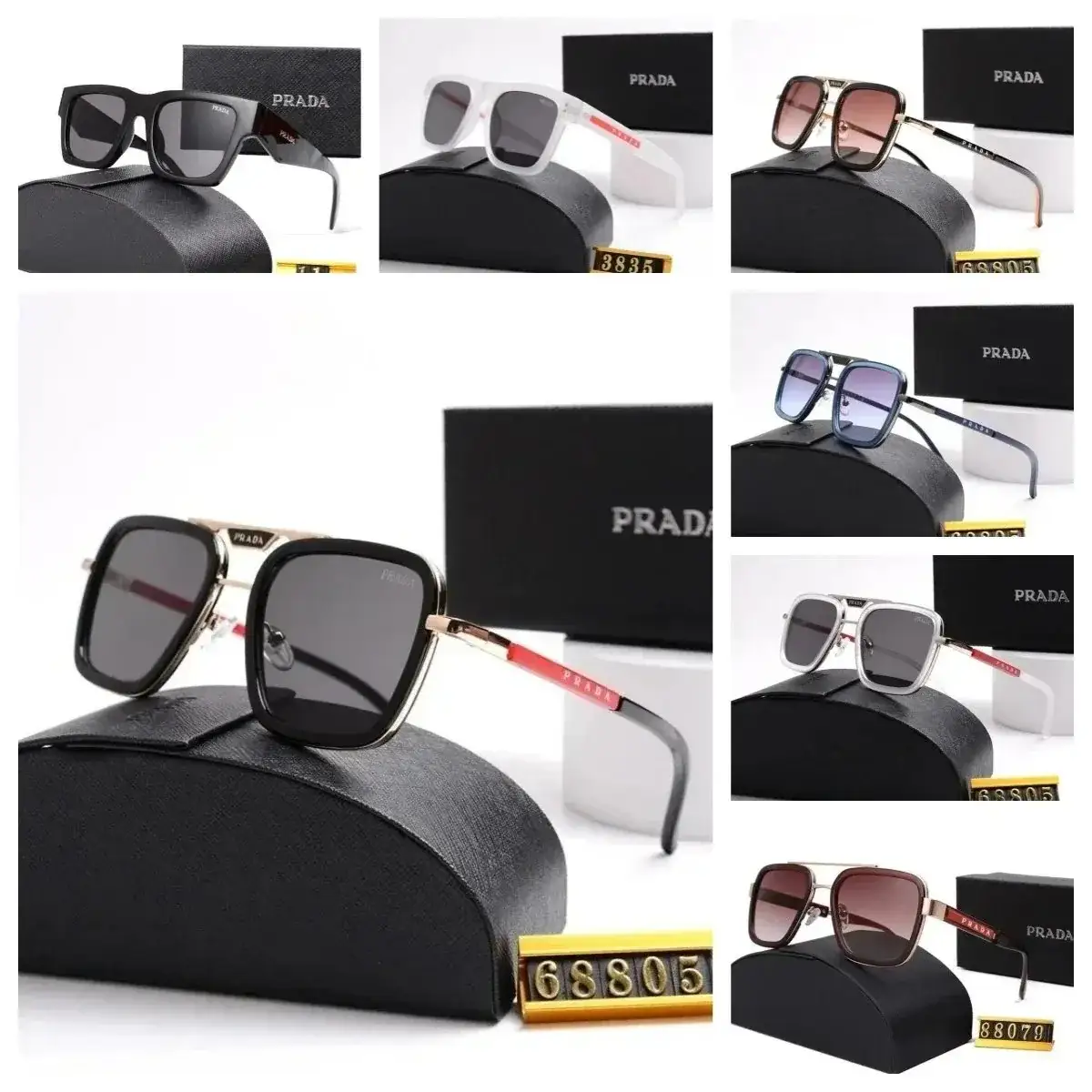 Prada Square / Aviator Sunglasses