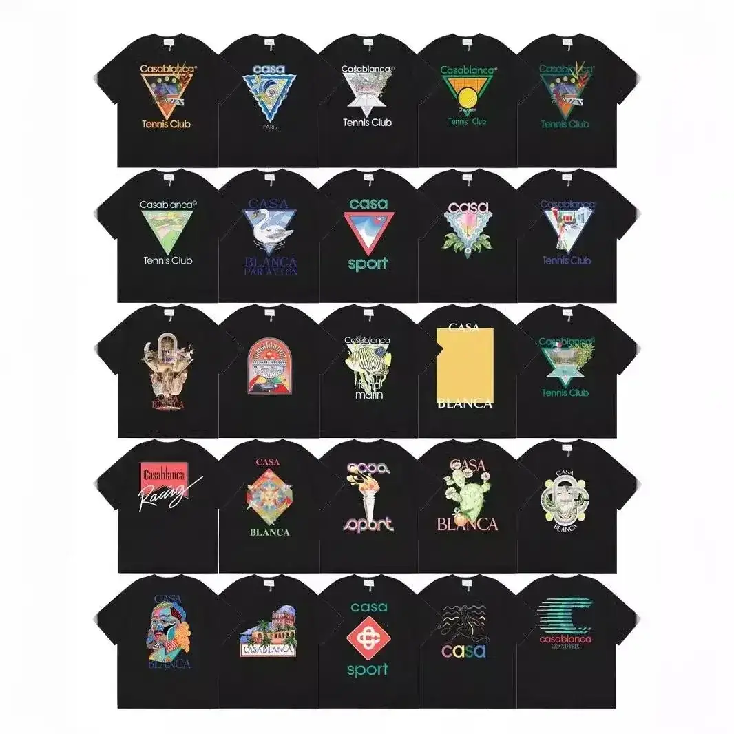 Casablanca Iconic Printed T-Shirt