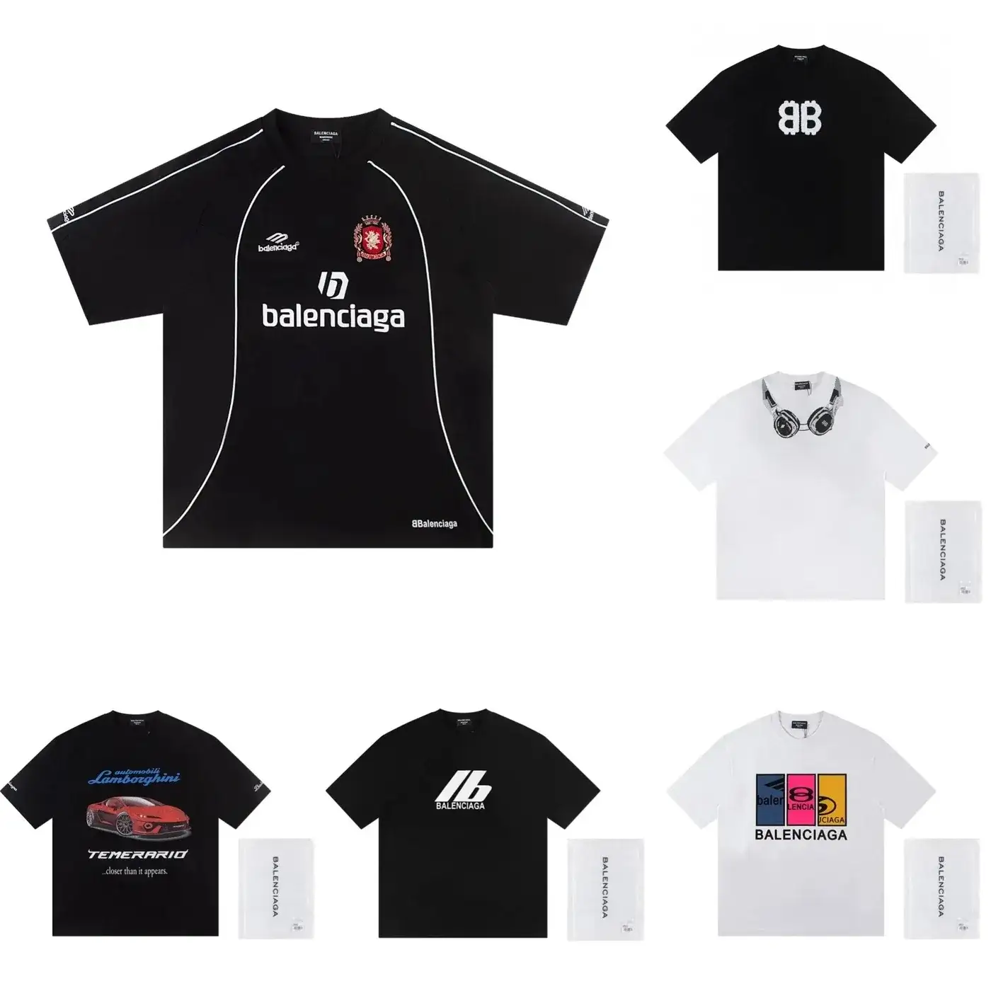 Balenciaga Graphic T-Shirts