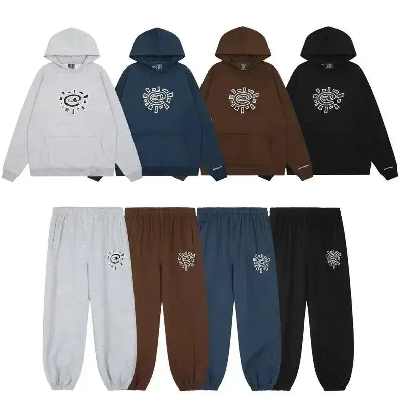 Sun C Graphic Hoodie and Sweatpants Set