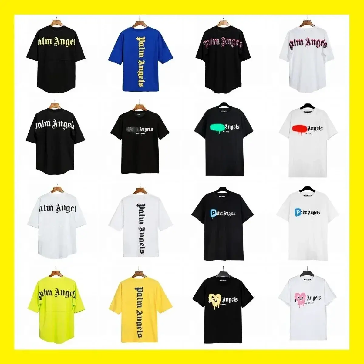 A T-Shirt in the style of Palm Angels