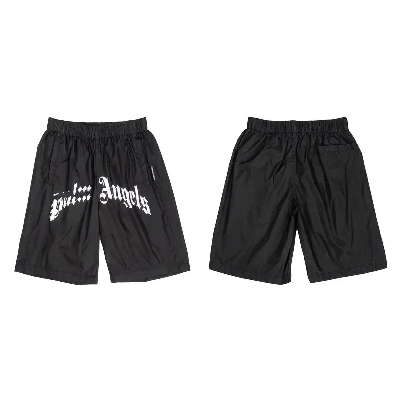 Palm Angels' Signature Gothic-Font Nylon Sports Shorts