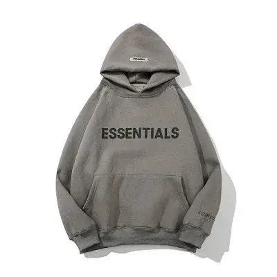 Essentials Tonal Letter Print Hoodie