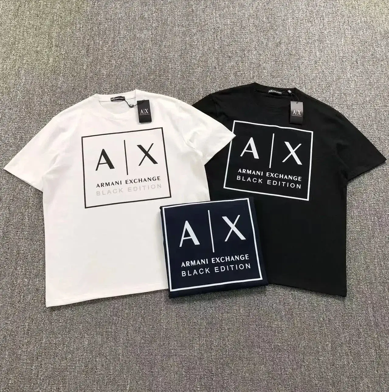 Armani Exchange square print T-Shirt