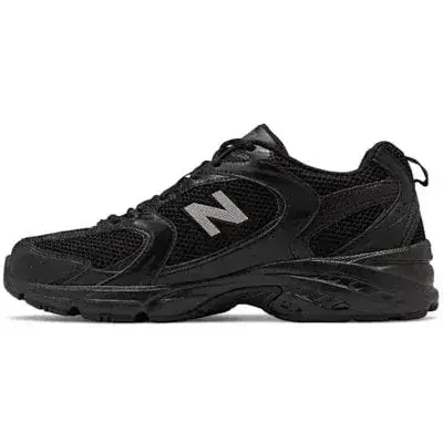 New Balance Black Mesh Sneakers