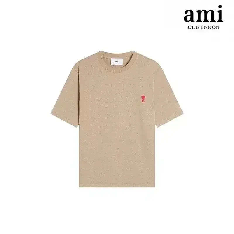 AMI Paris Classic Ami de Cœur Embroidered T-Shirt