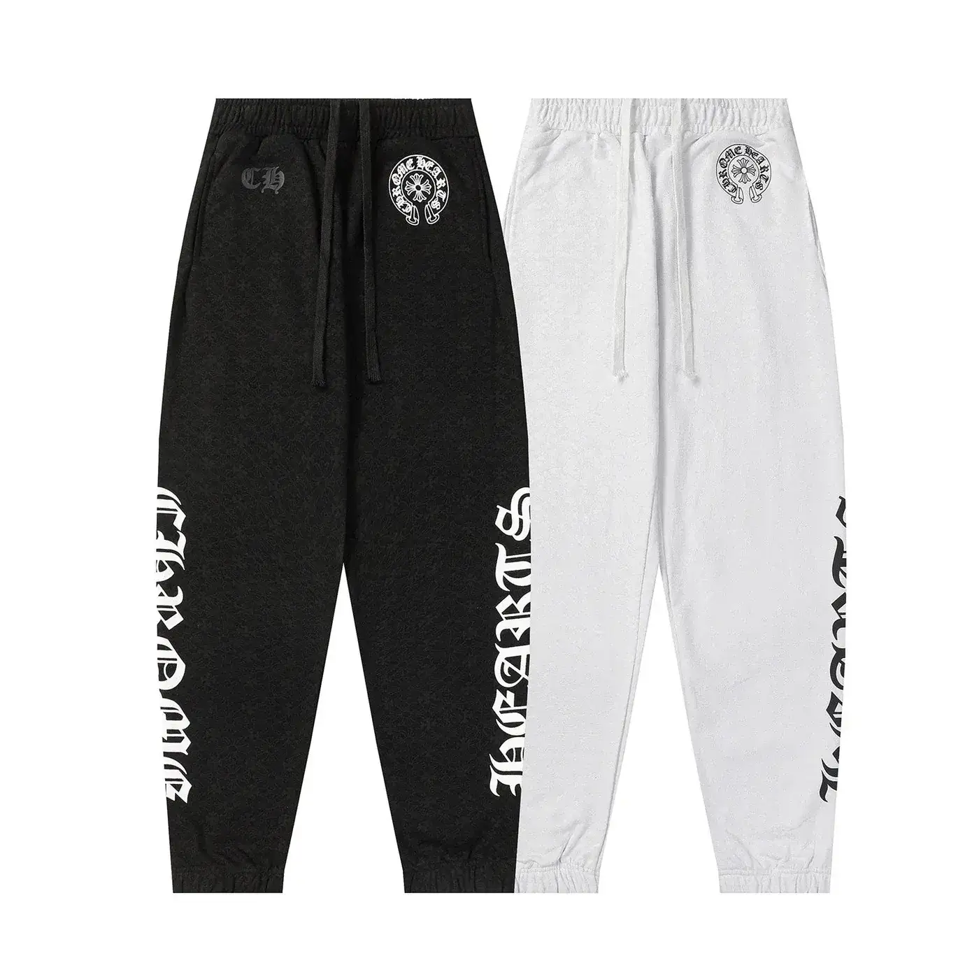 Chrome Hearts-Style Athletic Joggers