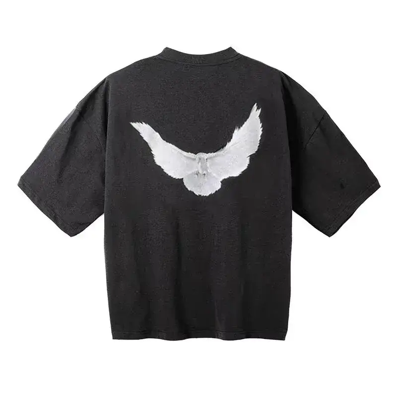 Yeezy x Gap x Balenciaga Triple Collaboration "Dove" T-Shirts