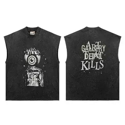 Gallery Dept. Distressed Sleeveless Tank Top