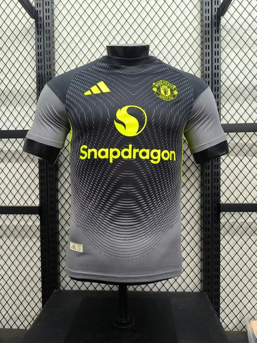 Manchester United Football Club training / pre-match jersey designed by the sports brand adidas
