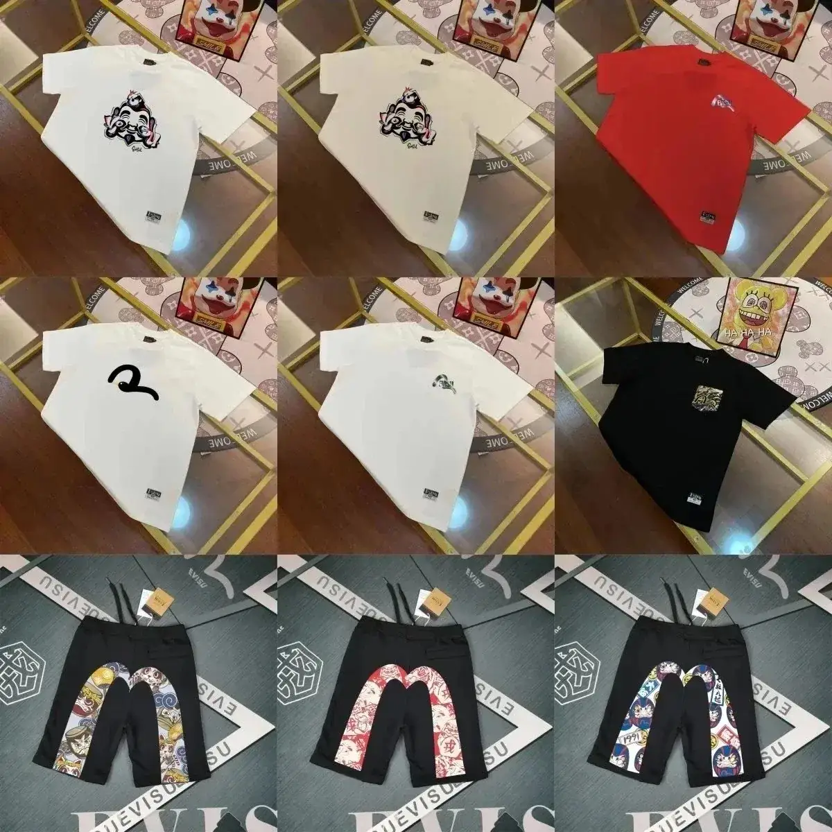 Evisu-Style Summer Clothing