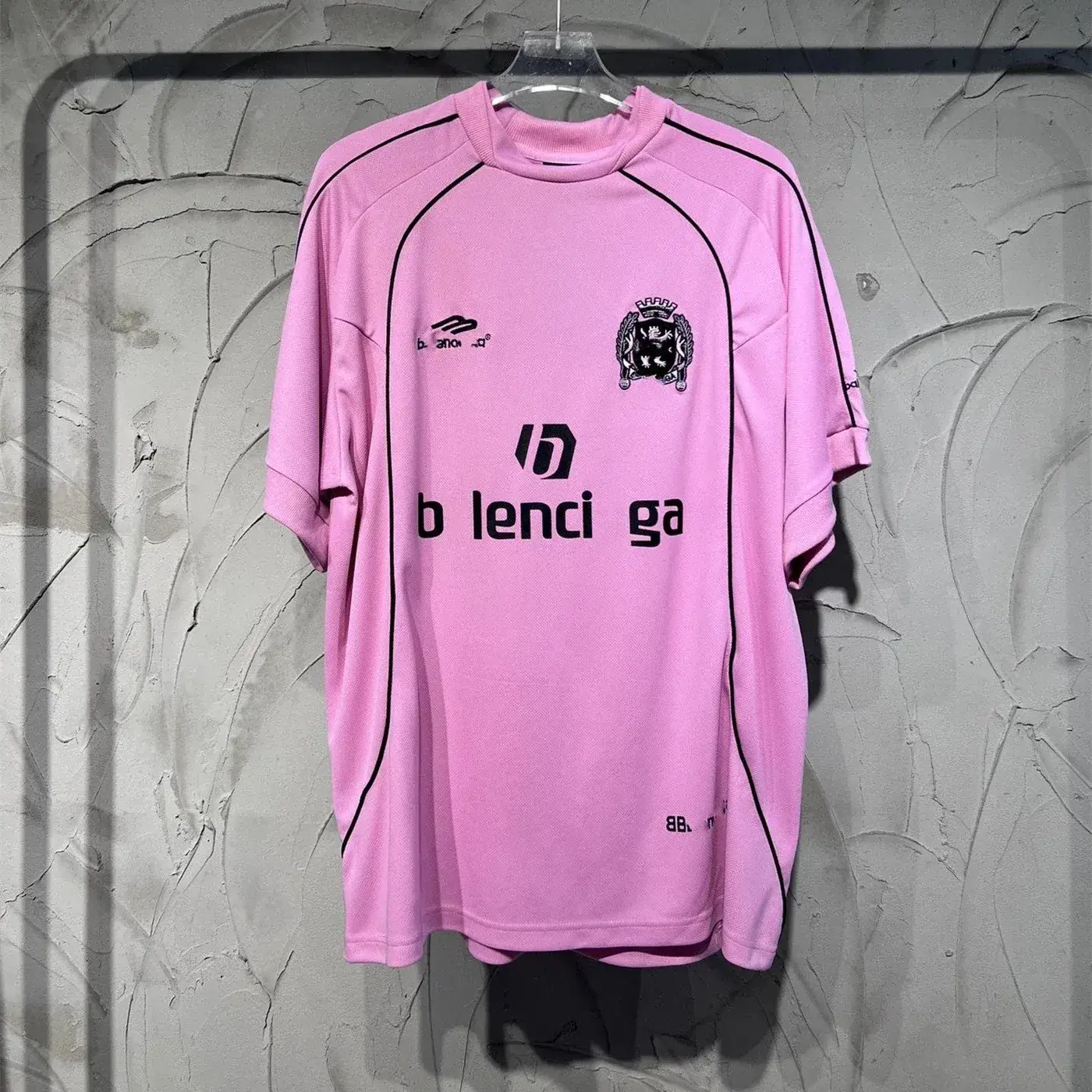 Balenciaga-Style Vintage Distressed Jersey T-Shirt
