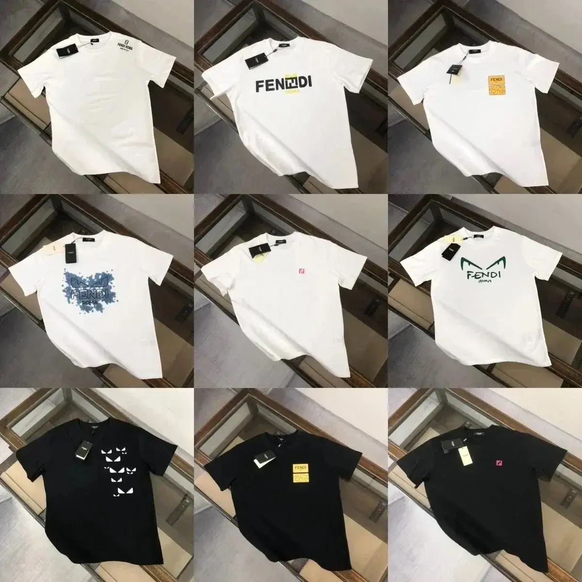 Fendi-Style Printed T-Shirt