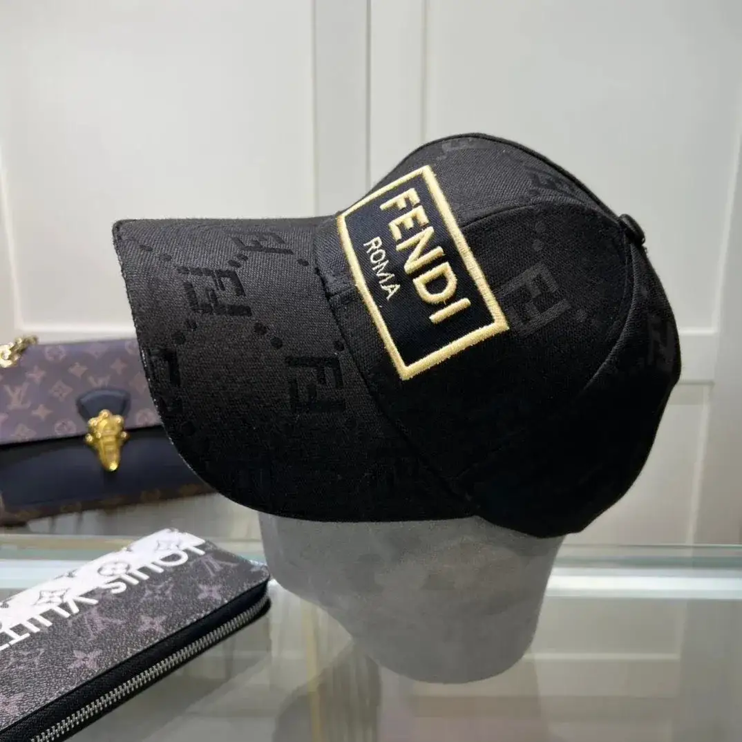 FENDI FF Monogram Baseball Cap