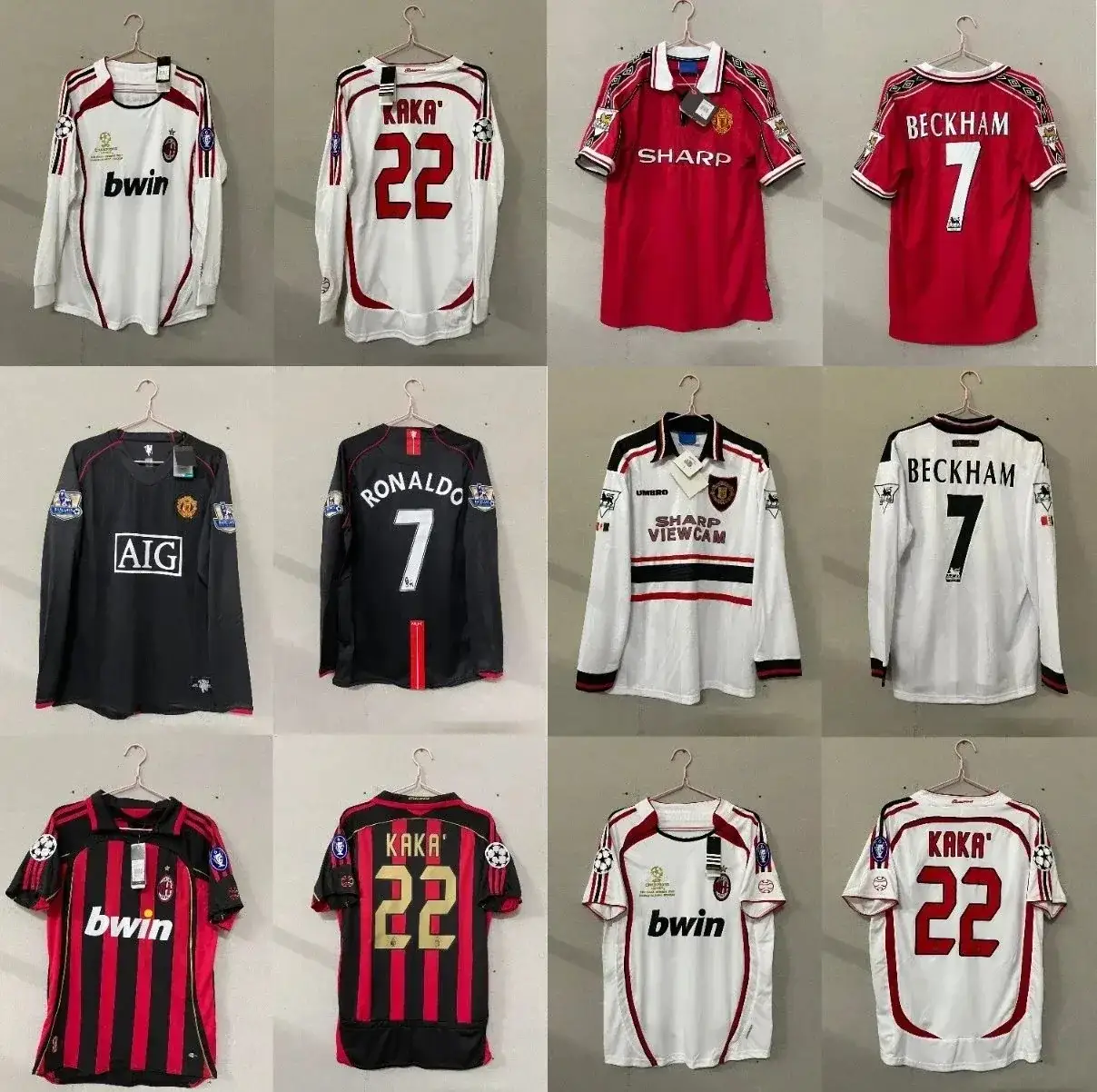 Retro Football Club Jerseys