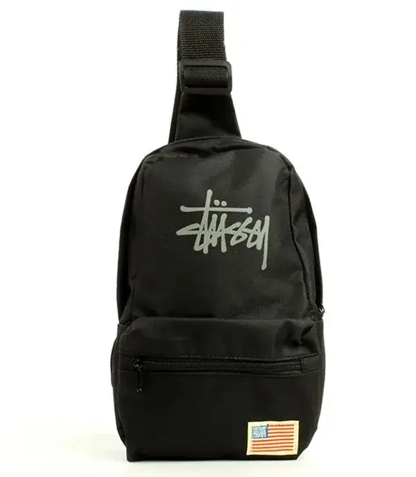 Stussy Graffiti Logo Chest Bag/Crossbody Bag