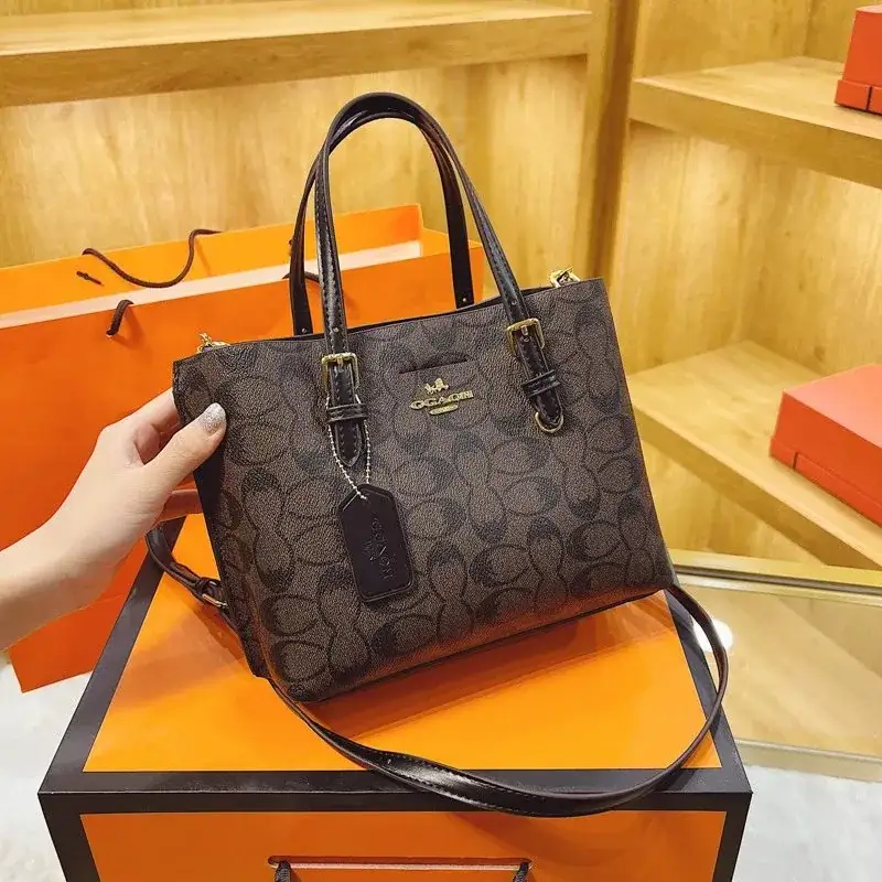 Coach classic monogram tote bag