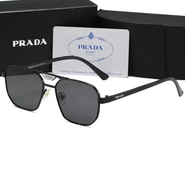 Prada Aviator Sunglasses Black