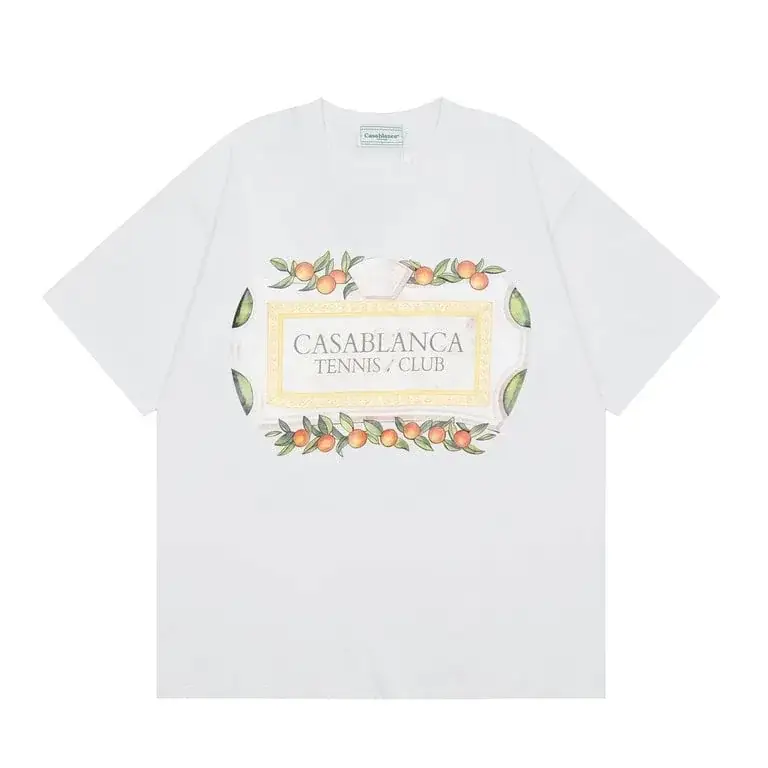 Casablanca Rose Graphic T-Shirt White