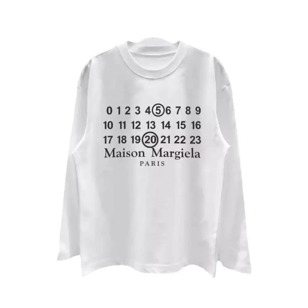 Maison Margiela "Numerical" Long-Sleeve T-Shirt