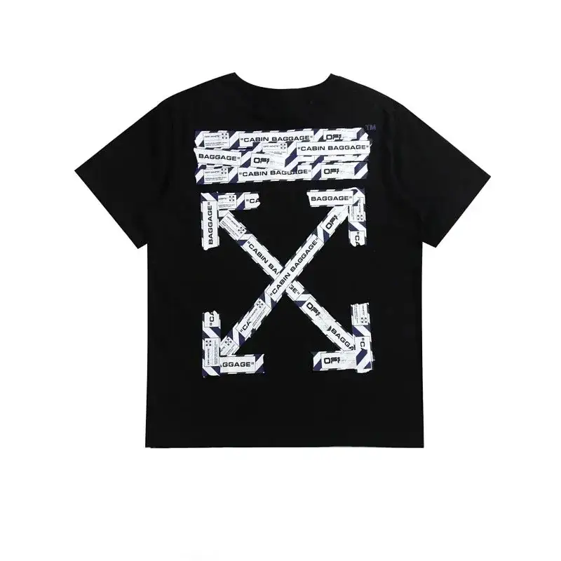 Off-White Classic "Airport Baggage Tag" T-Shirt