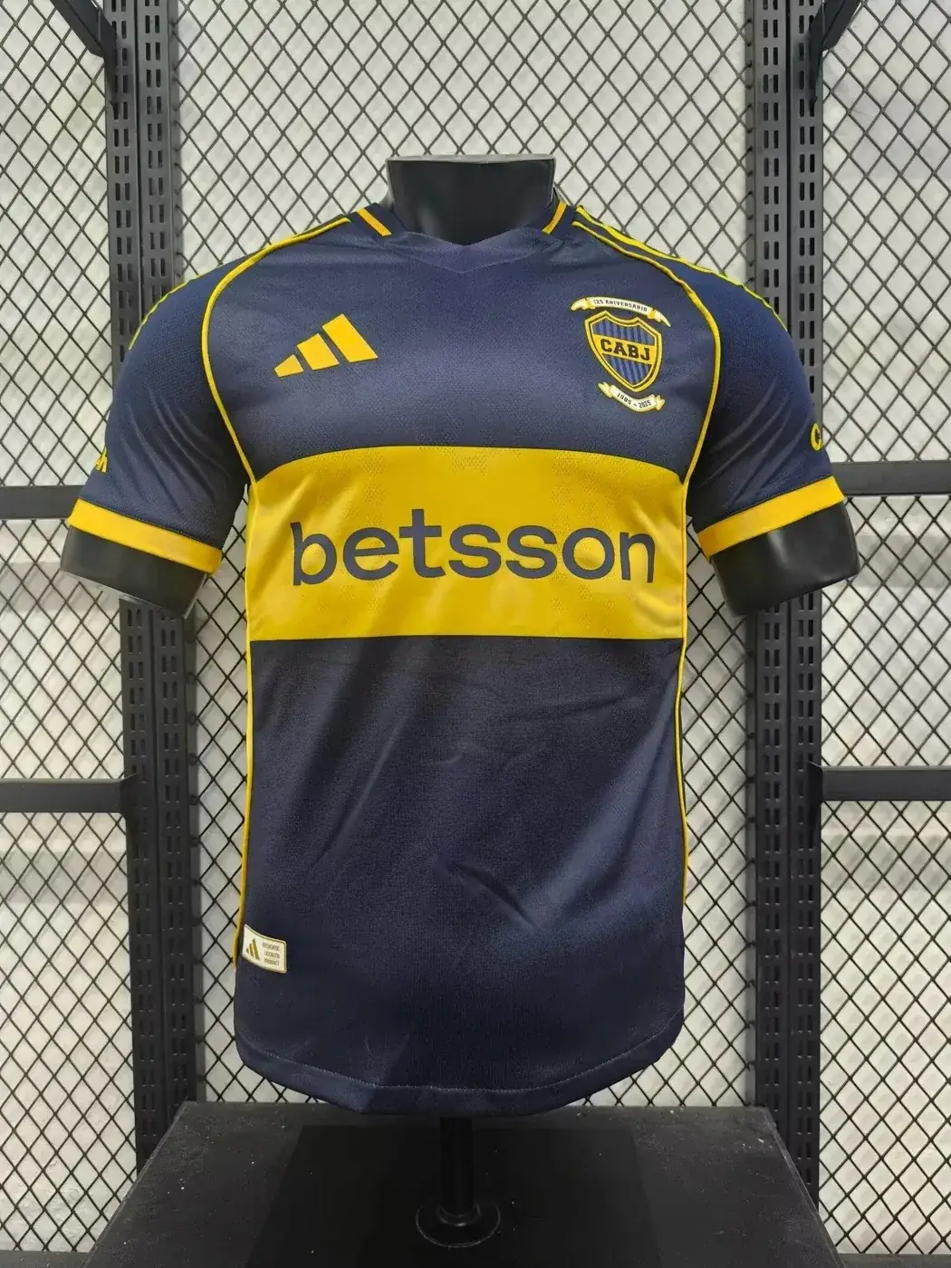The 2024/25 home kit for the Argentine football club Boca Juniors designed by the sportswear brand adidas