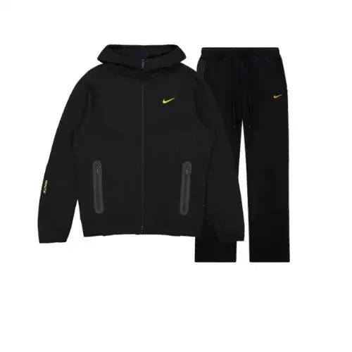 Nike Black and Gold Tracksuit