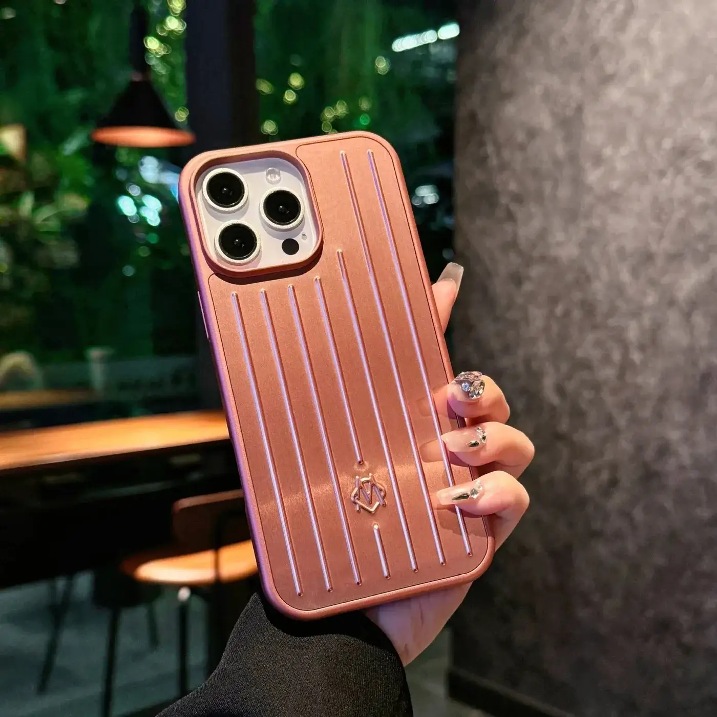 RIMOWA-Style Luggage-Textured Phone Case