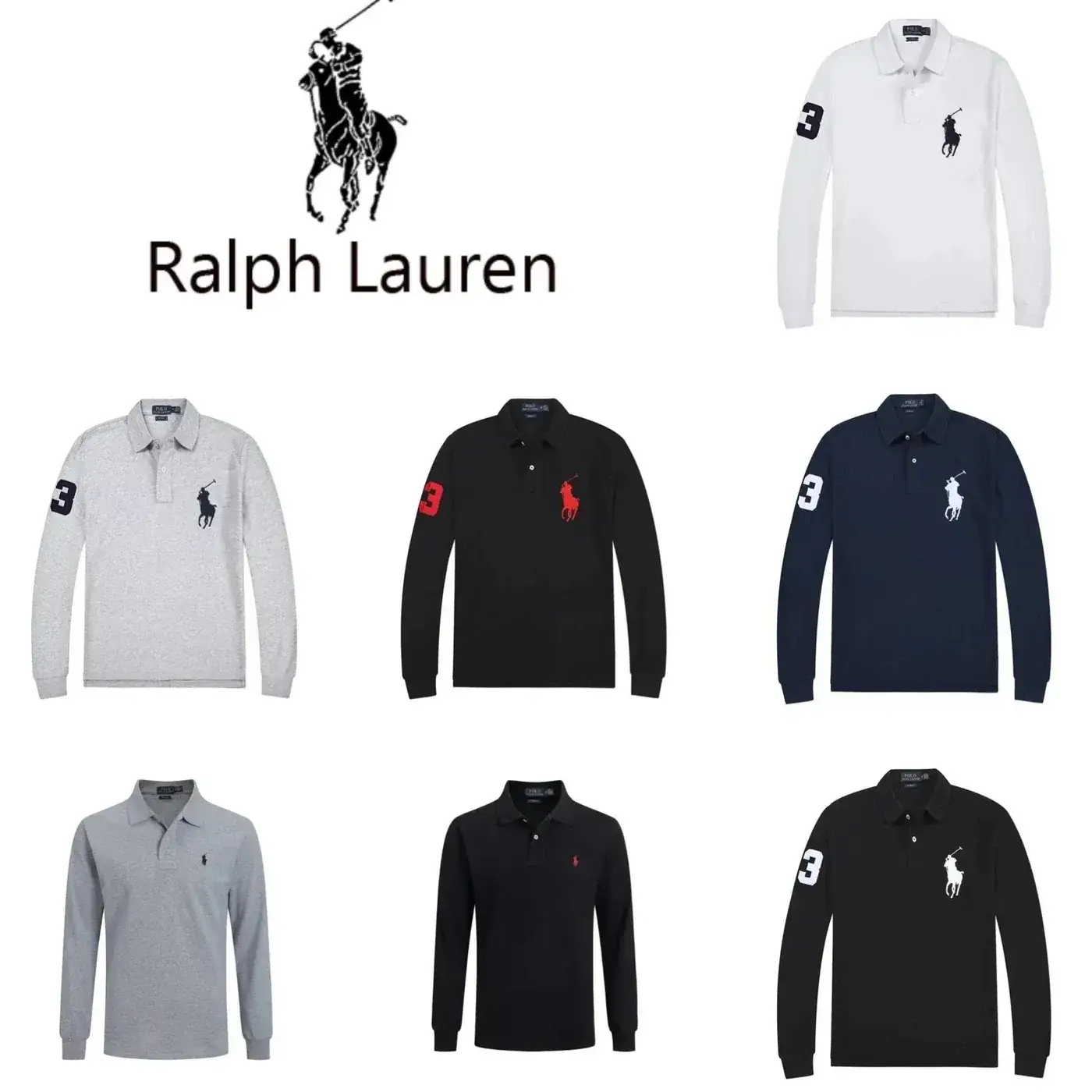 Ralph Lauren Classic Long-Sleeve Polo Shirt
