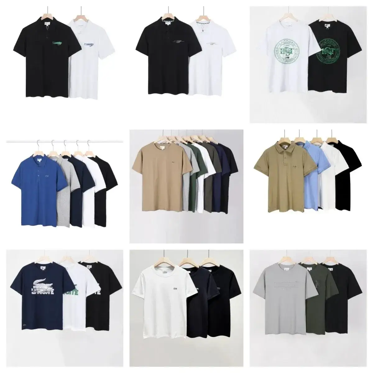 T-shirts and polo shirts from Lacoste
