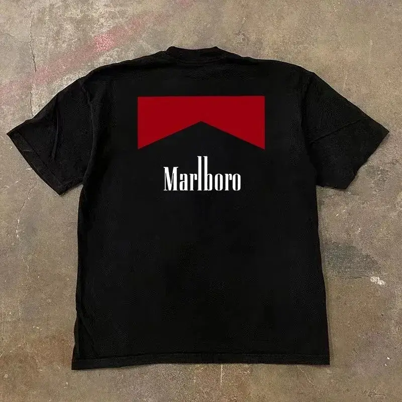 Marlboro-Themed American Retro T-Shirt