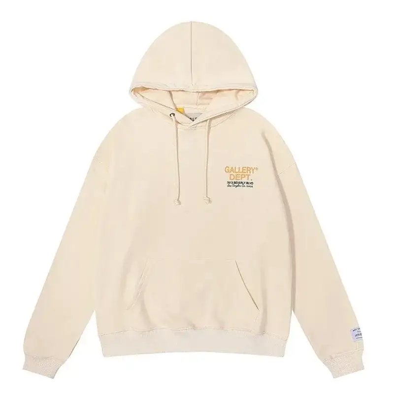 Gallery Dept. Brand Off-White Basic Hoodie