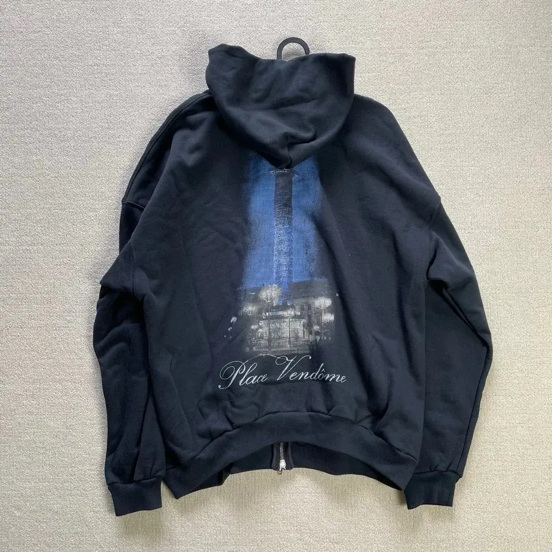 Place Vendôme Graphic Zip-Up Hoodie