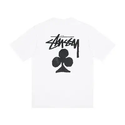 Stussy Club Graphic T-Shirt White