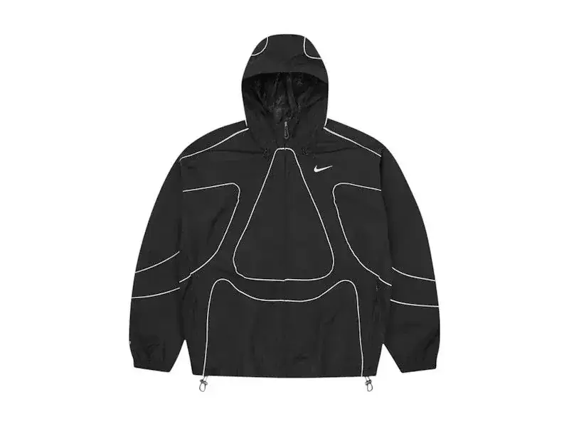 Nike Reflective-Stripe Hooded Windbreaker