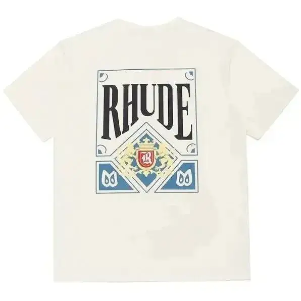 Rhude Vintage Badge Print T-Shirt