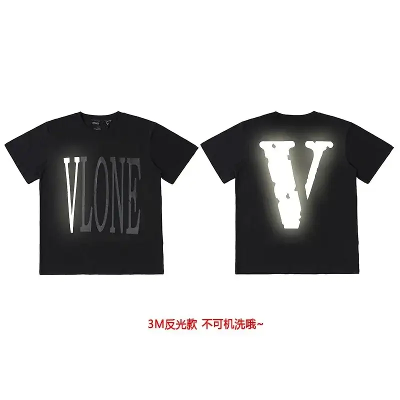 VLONE Reflective Big V T-Shirt