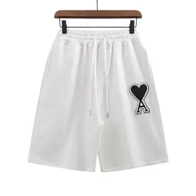 AMI Heart Embroidered Sports Shorts