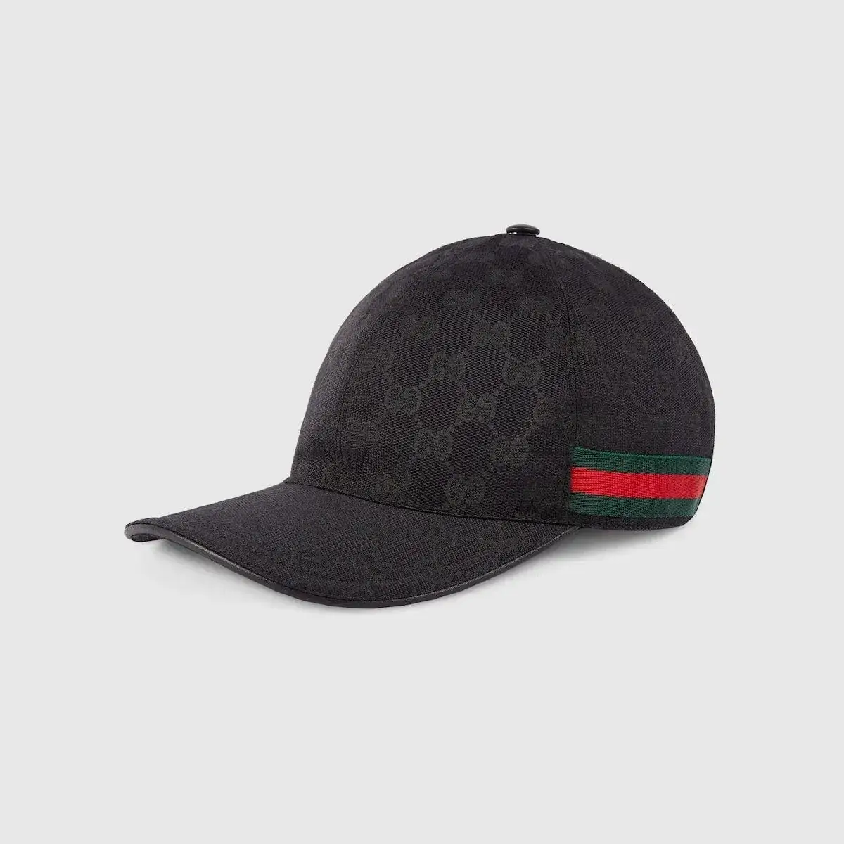 Gucci Classic Double G Monogram Web Baseball Cap