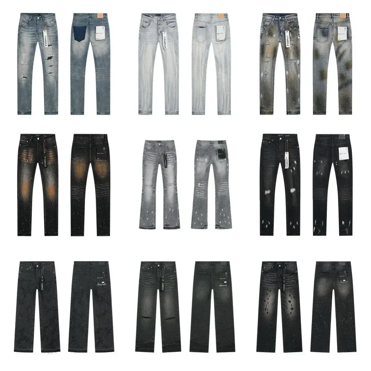 Distressed Ripped Jeans