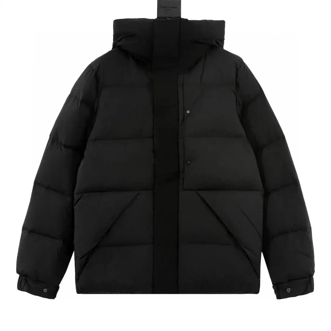 Moncler Hooded Puffer Jacket Black