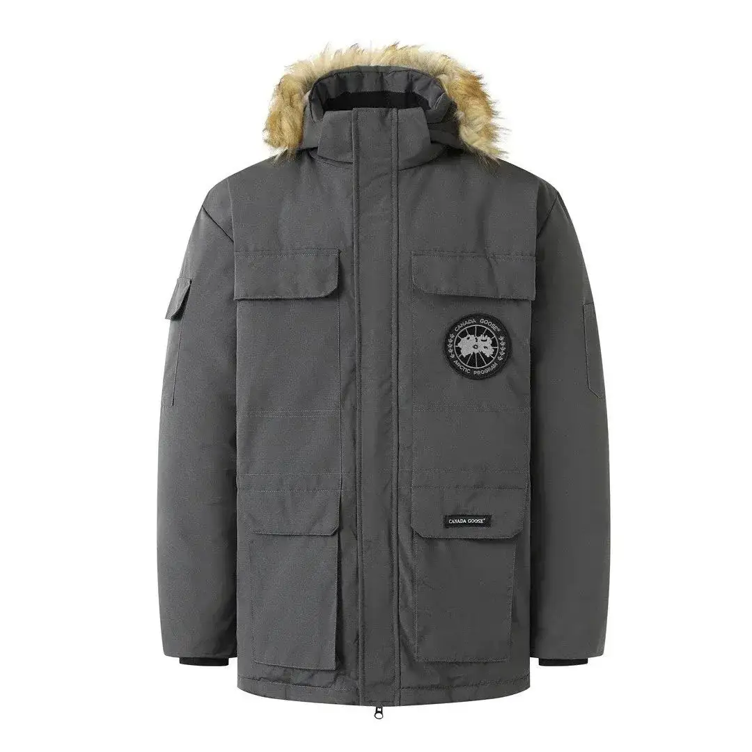 Canada Goose Expedition Parka Gray Black Label