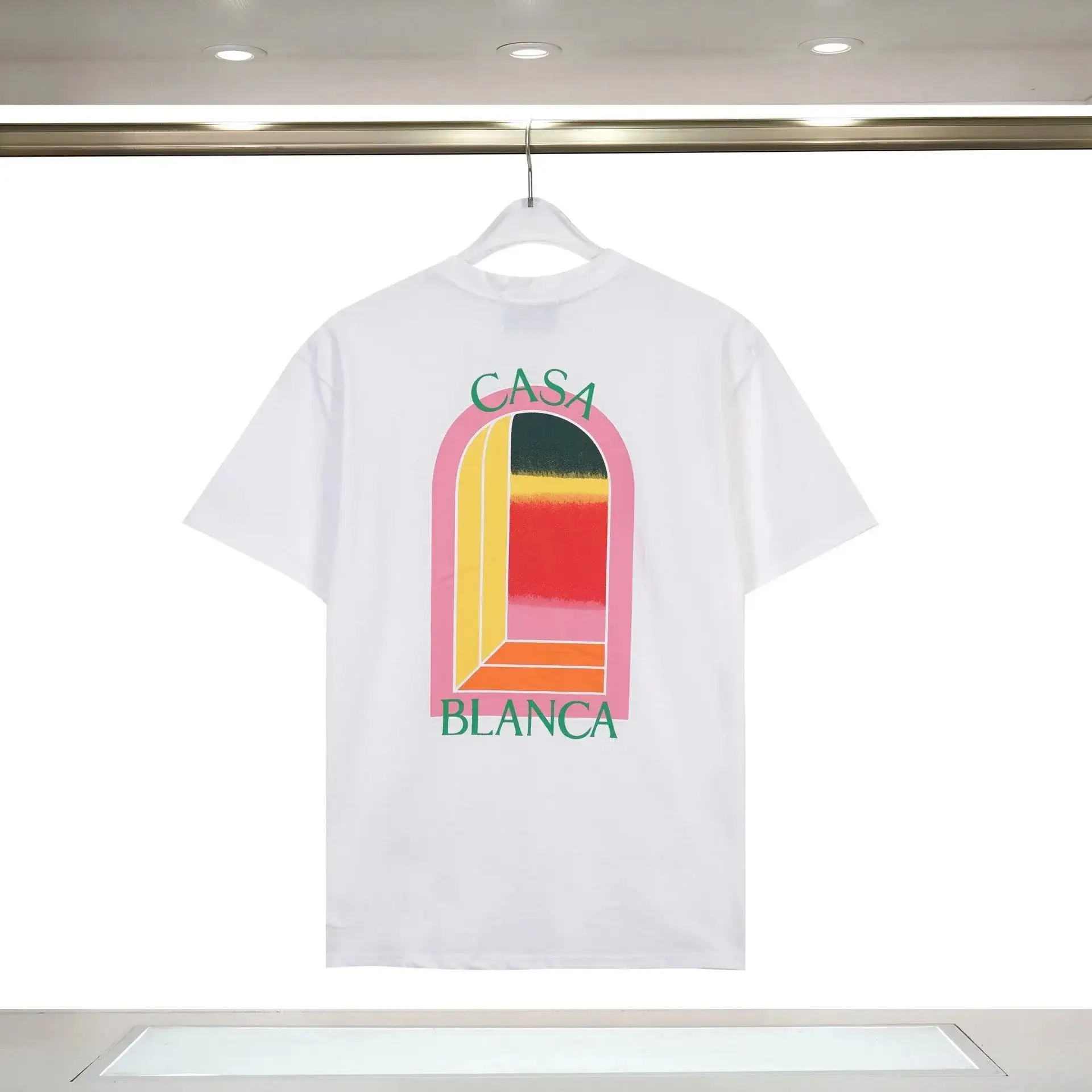 Casablanca Arch Graphic T-Shirt White