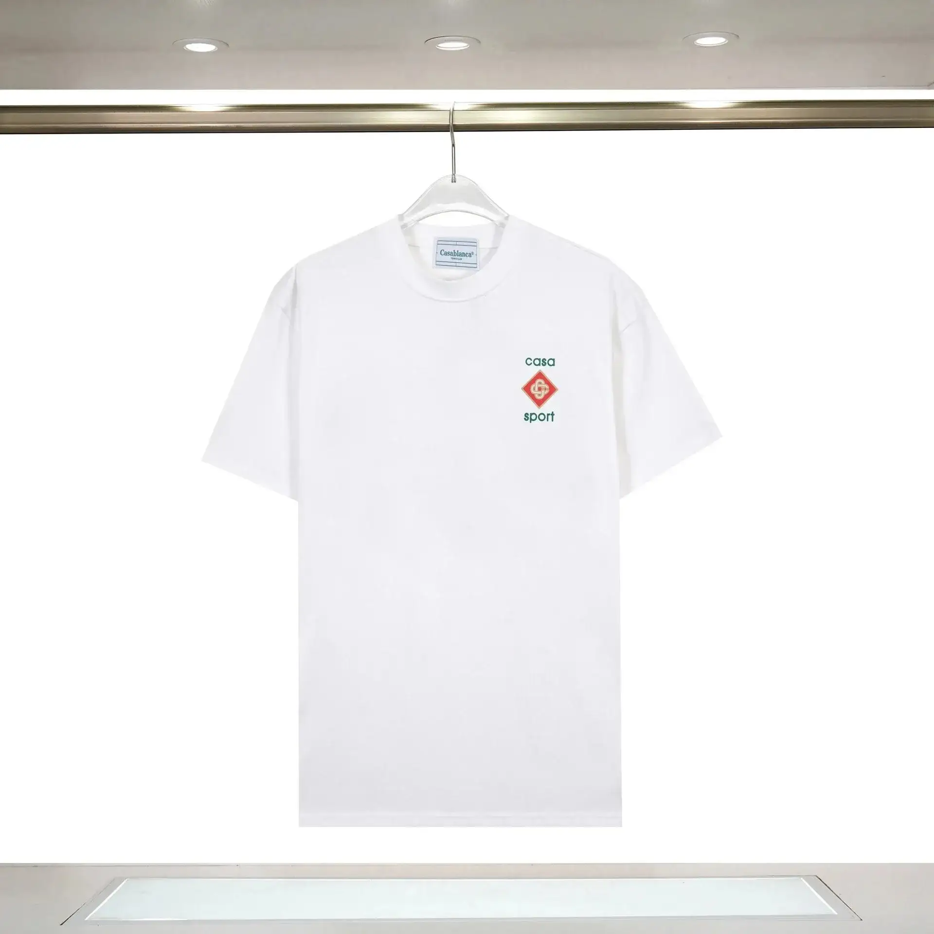 Casablanca Sport Diamond Logo T-Shirt White