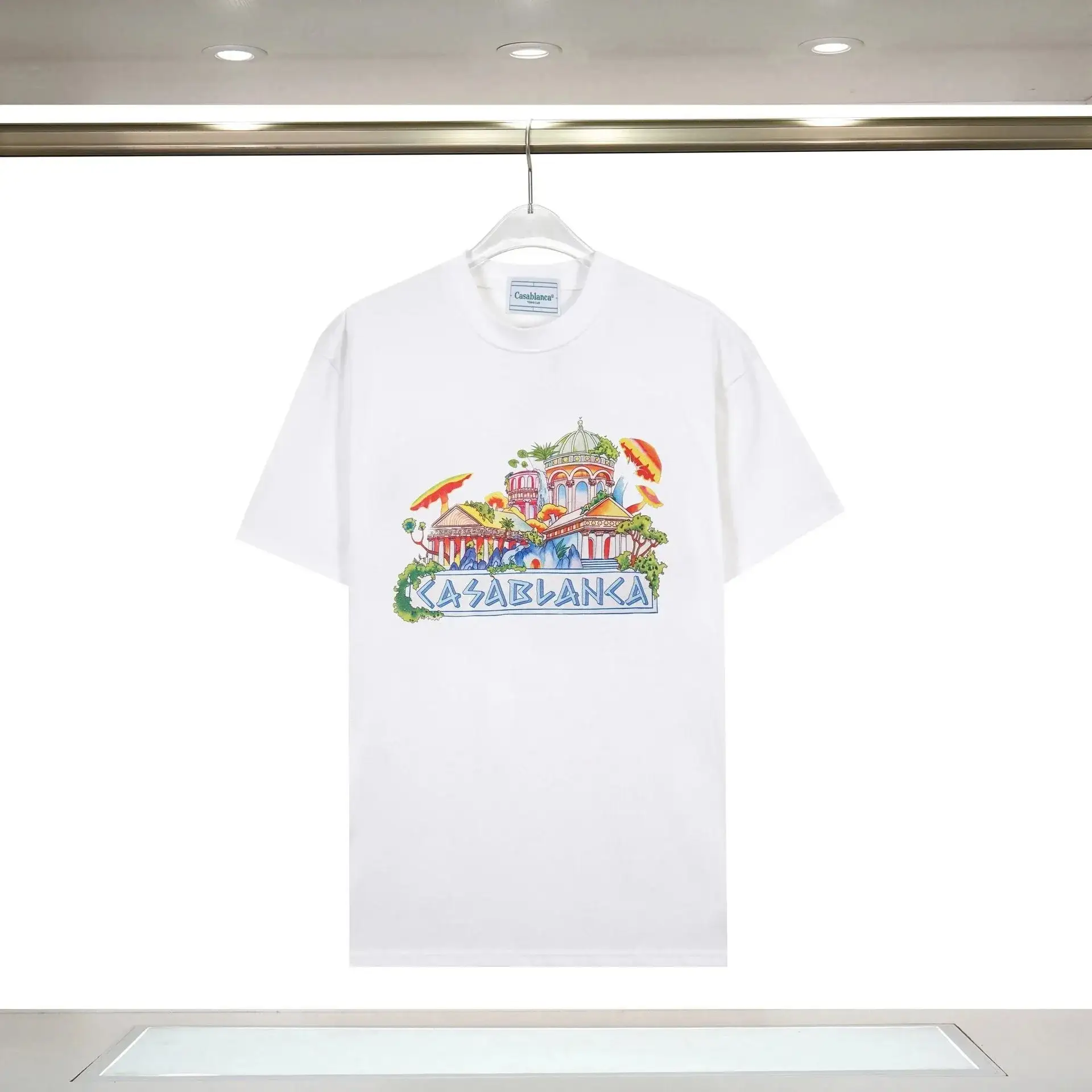 Casablanca Architectural Landscape T-Shirt White